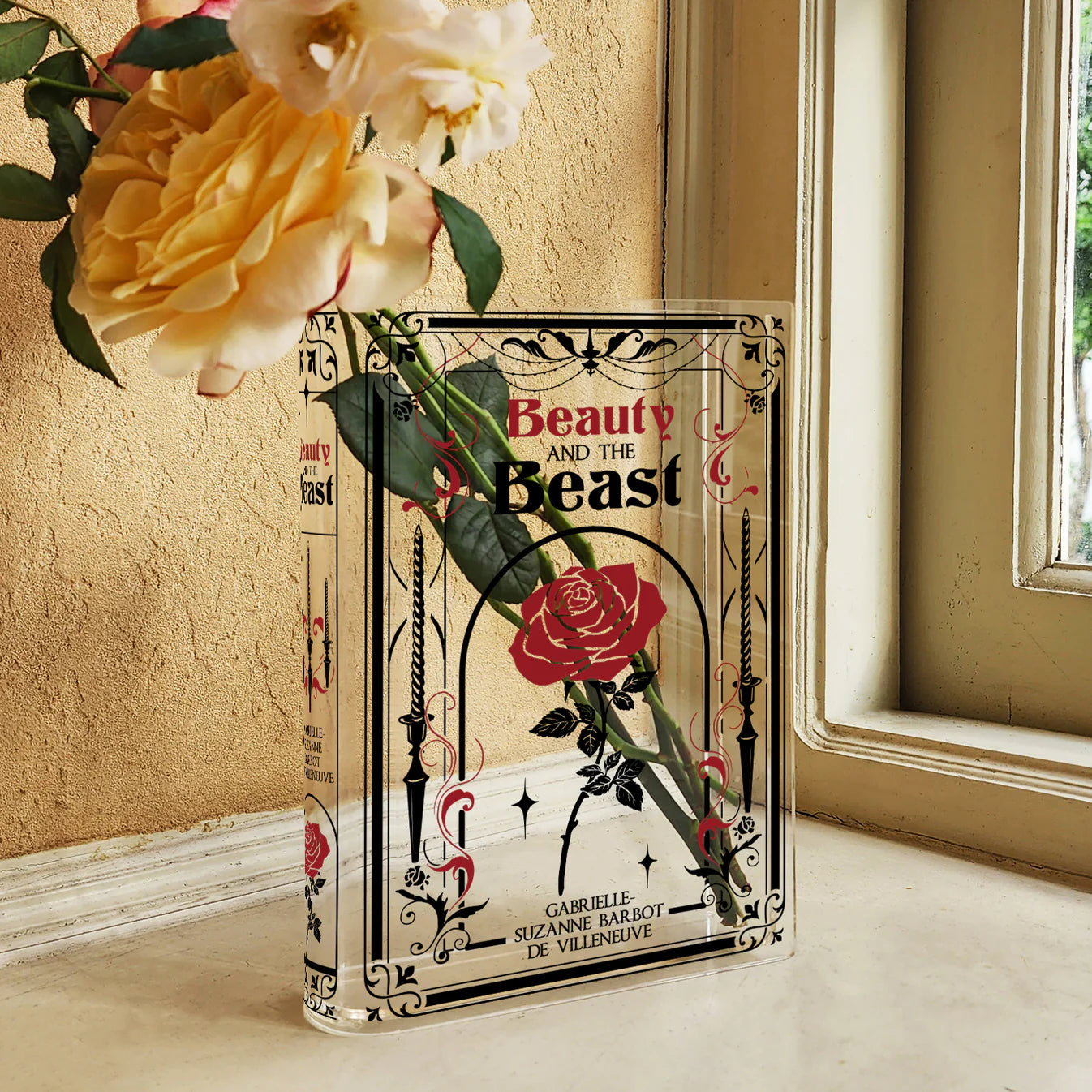 Beauty and the Beast Vase