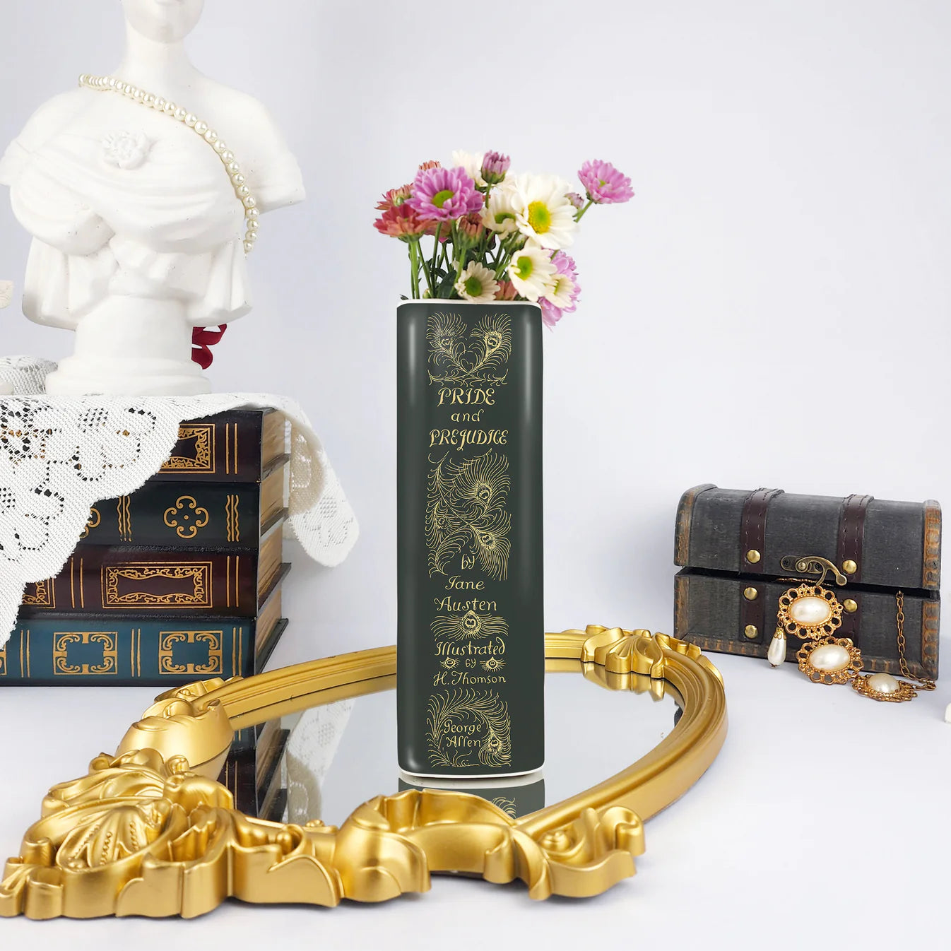 Ceramic Book Vase One